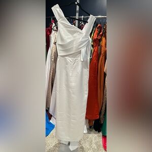 White Evening Dress size 4